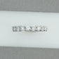 Round Cut  Full Eternity Wedding  Band