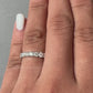Round Cut  Full Eternity Wedding  Band