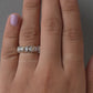 Antique Cross Round Diamond Wedding Band