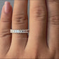Emerald Cut Full Eternity Wedding Band