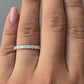 Round Diamond Eternity Wedding Band