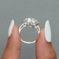 Heart Cut Lab Grown Halo Diamond Ring