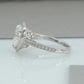 Heart Cut Lab Grown Halo Diamond Ring