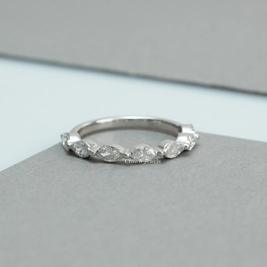 Marquise Diamond East West Setting Dainty Ring
