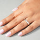 Mountain Pattern Unisex Wedding Band