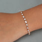 Multi Shape Bezel Set Tennis Bracelet