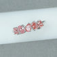 Multi Shape Pink Diamond Wedding Ring