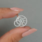 Round Cut Lab Grown Diamond Double Circle Ring