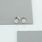 Round Cluster Diamond Stud Earrings