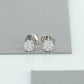 Round Cluster Diamond Stud Earrings