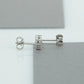 Round Cluster Diamond Stud Earrings
