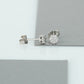 Round Cluster Diamond Stud Earrings