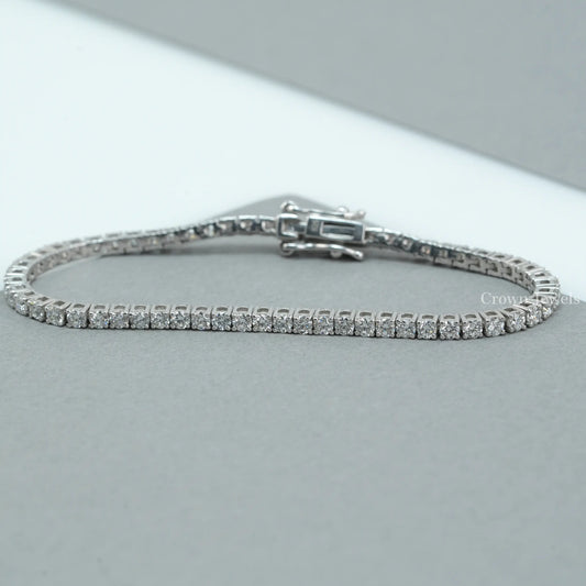 Round  Diamond Tennis  Bracelet