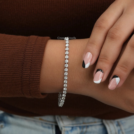 Round Diamond  Tennis Bracelet