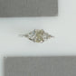 Radiant  Cut Three Stone Diamond Ring